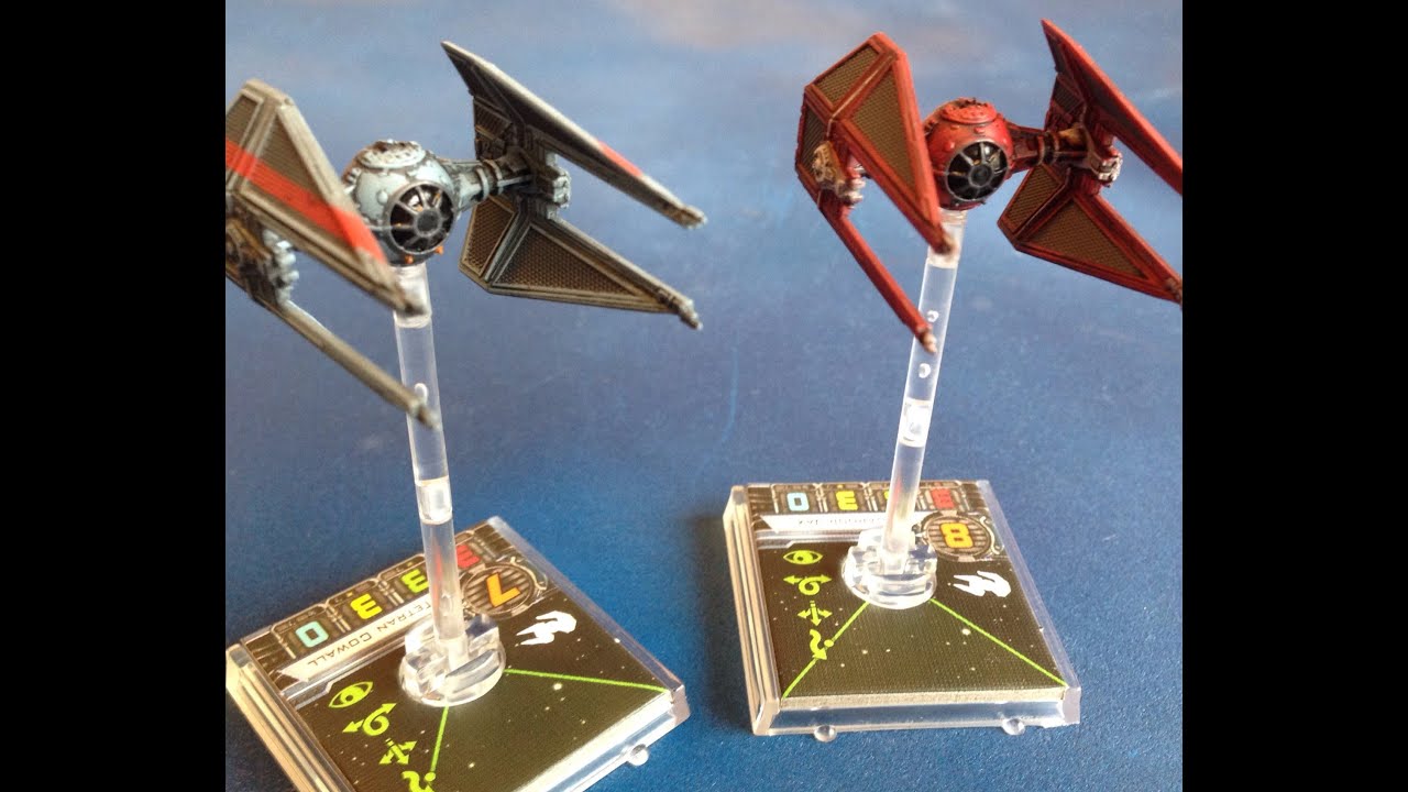 The Cardboard Dungeon: X-Wing Ship Review - Imperial Aces