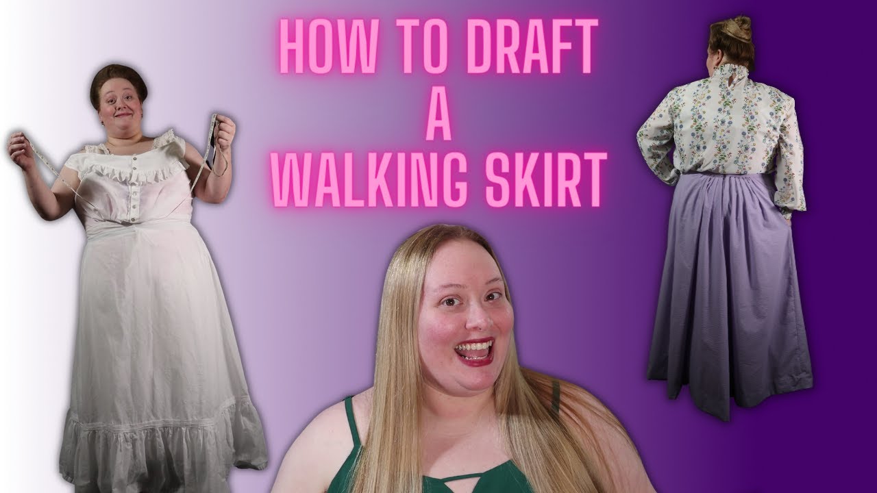 How to Draft a Walking Skirt to YOUR Measurements