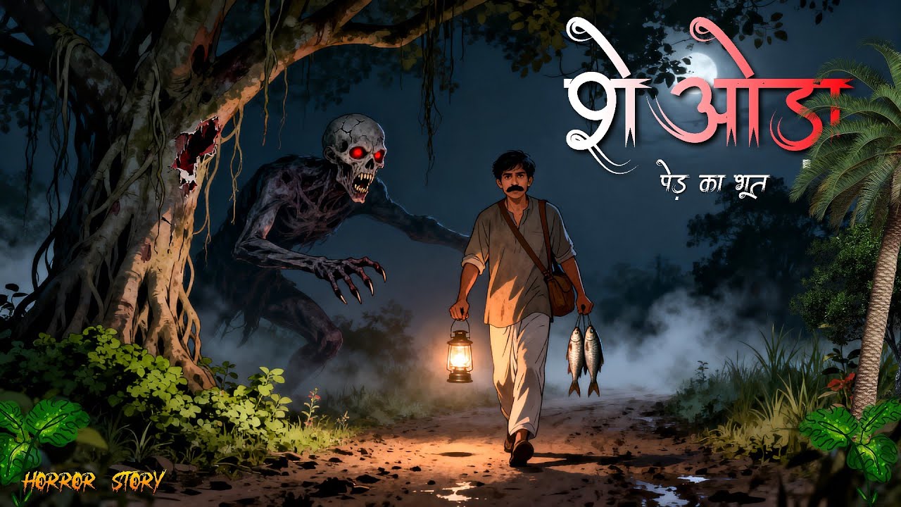 शेओड़ा का भूत | Hindi Horror Story | Village Horror Story | Horror Cartoon Story. 