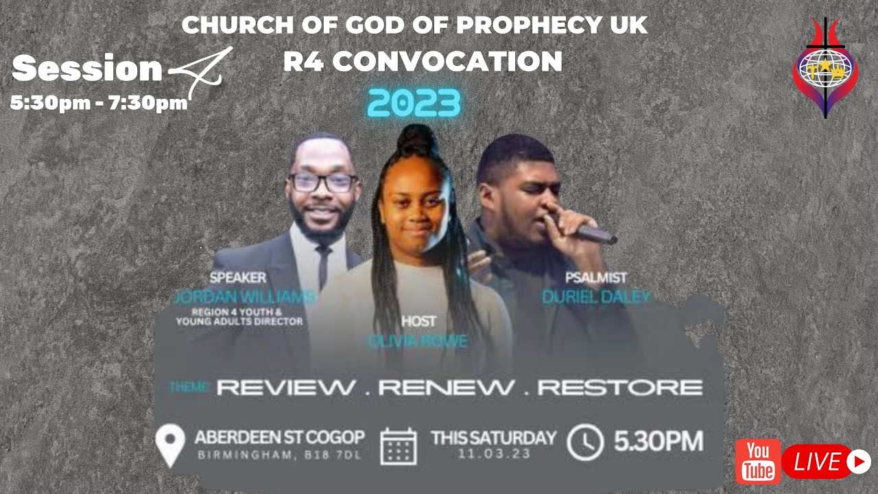 | Revive | Renew | Restore | Session 4 | Region 4 - Convocation 2023