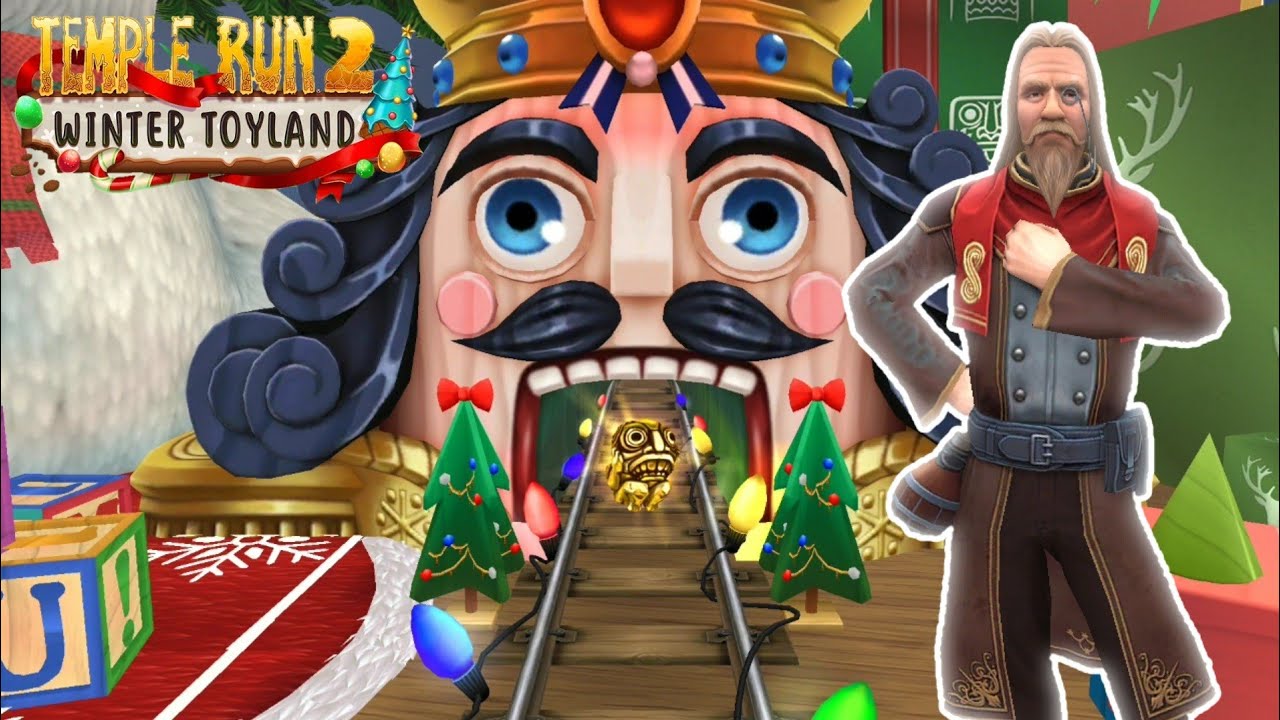 Francisco Montoya Monk Running in Winter Toyland Christmas  Map Temple Run 2 YaHruDv