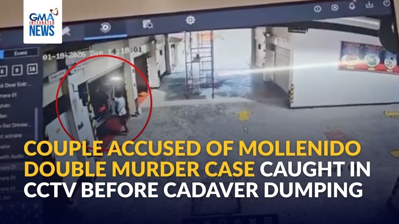 Couple accused of Mollenido double murder case caught in CCTV before cadaver.. | GMA Integrated News