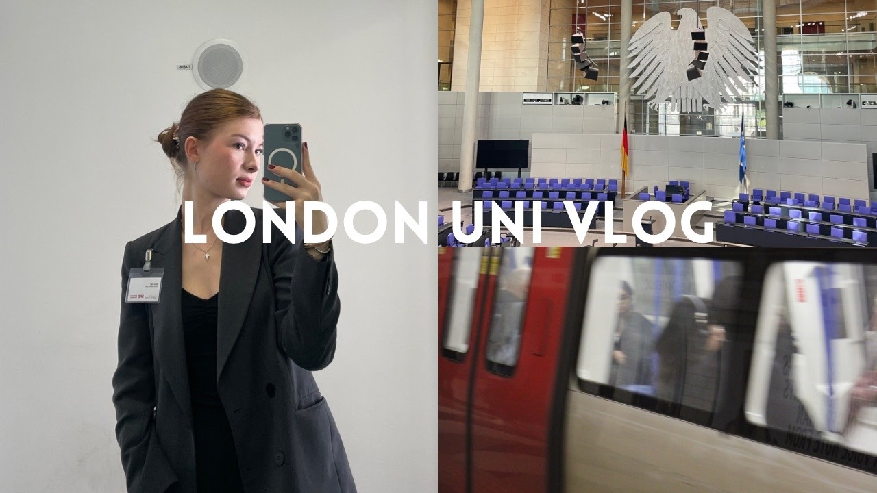 london uni vlog 🎧📝🧦 productive week, german parliament visit, museums