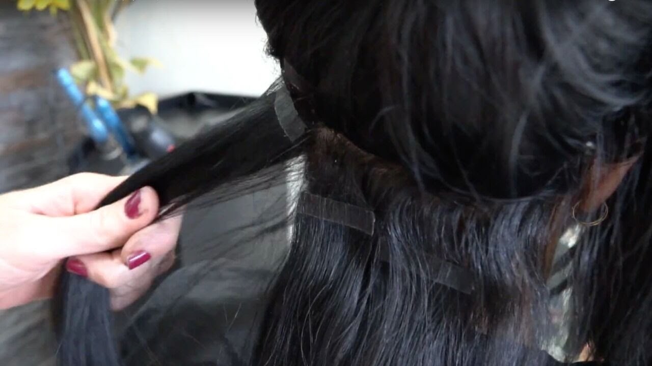 How To Remove And Re-Apply Tape Extensions