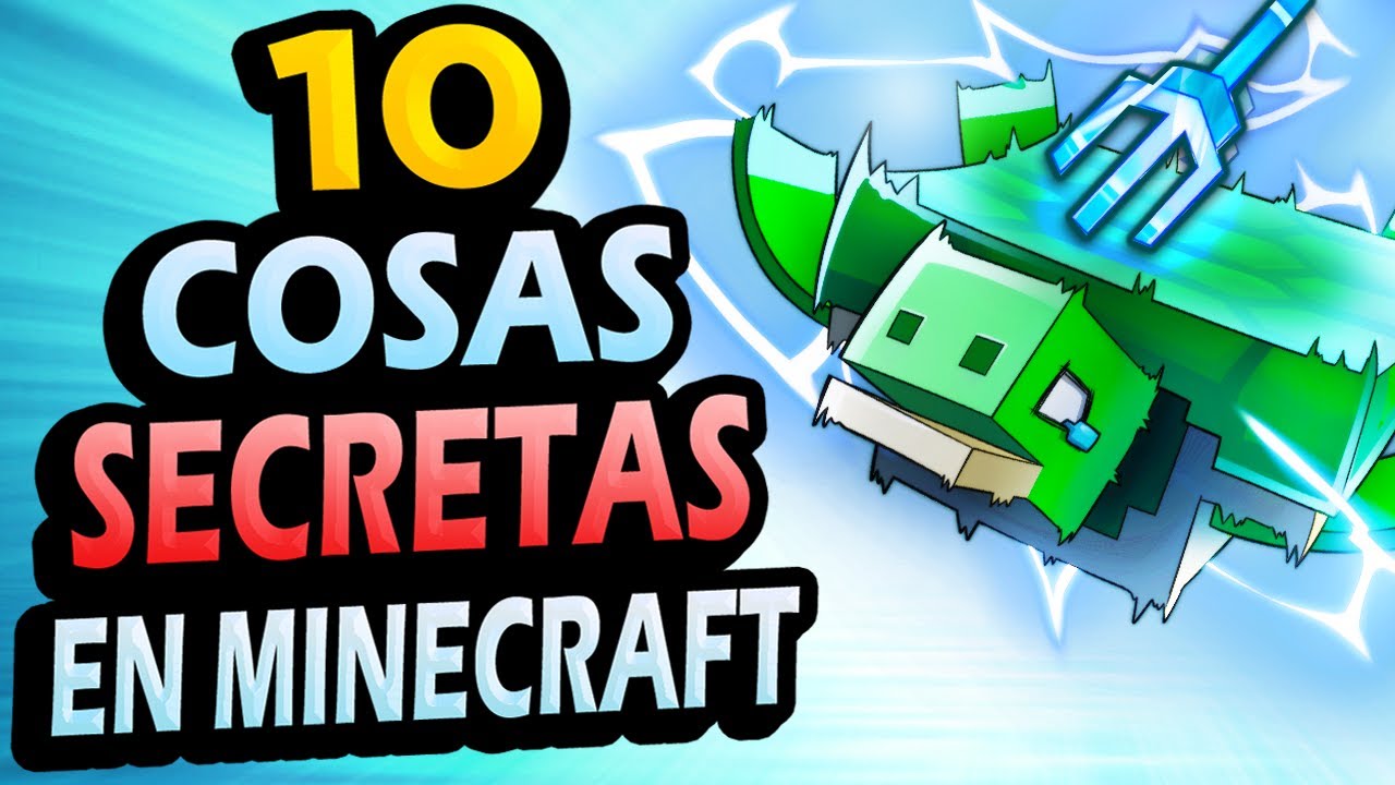 ✅ 10 Cosas SECRETAS Que Puedes Hacer en Minecraft