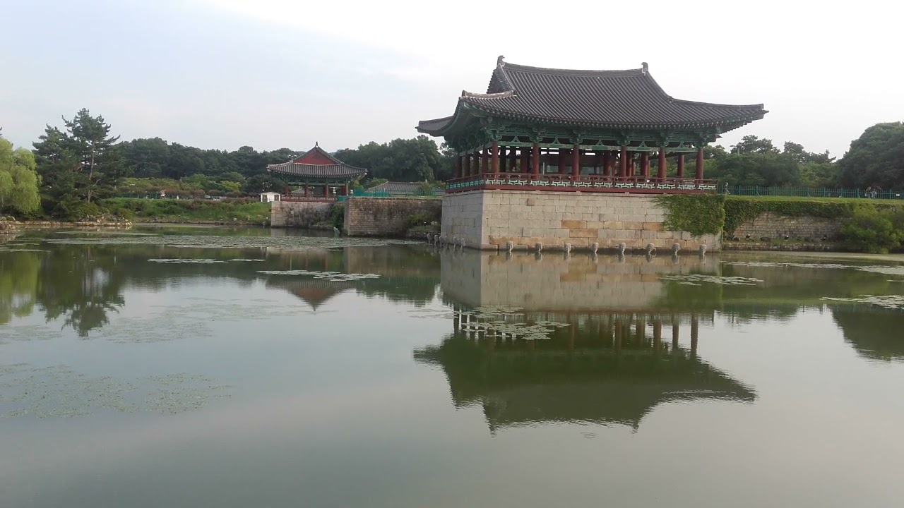 Donggung Palace and Wolji Pond (Anapji)  Gyeongju South Korea