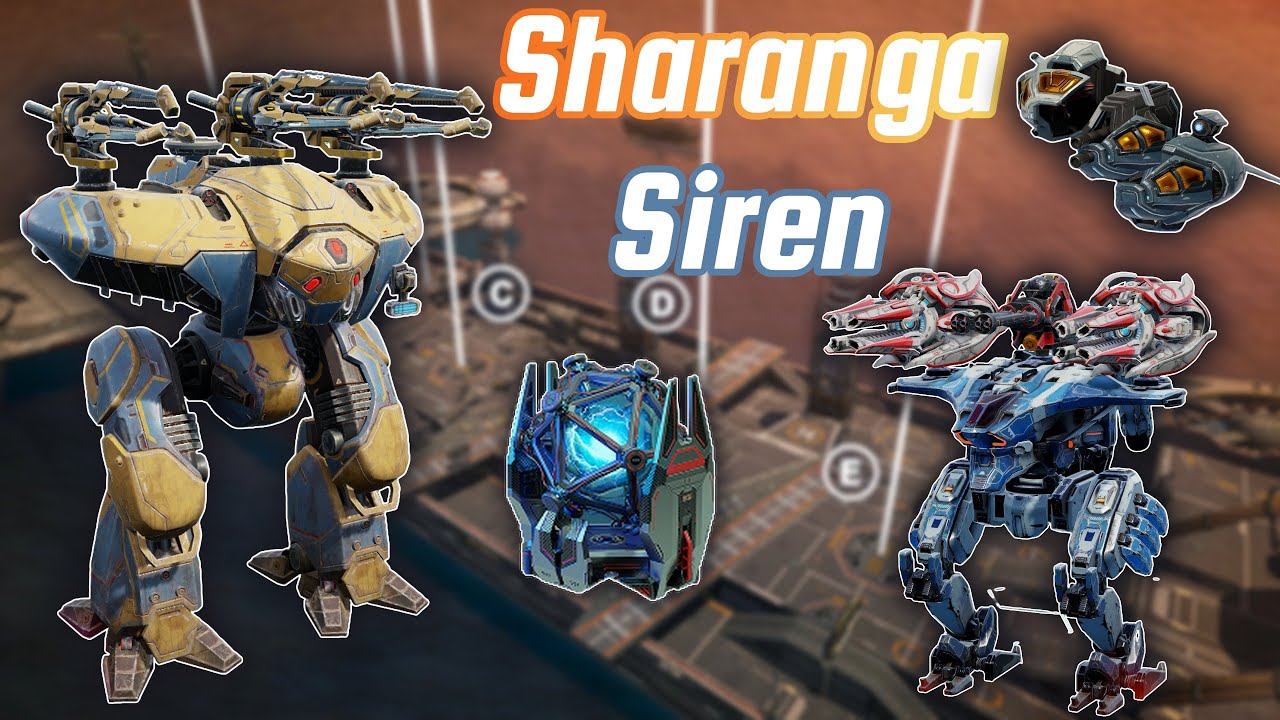 Siren Smuta & Sharanga Strikers. 10 minutes epic battle! | War Robots