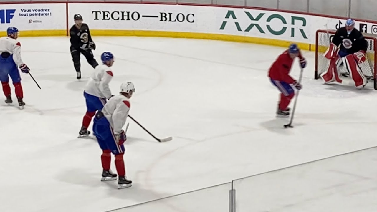 Full Montreal Canadiens 3 on 3 TODAY