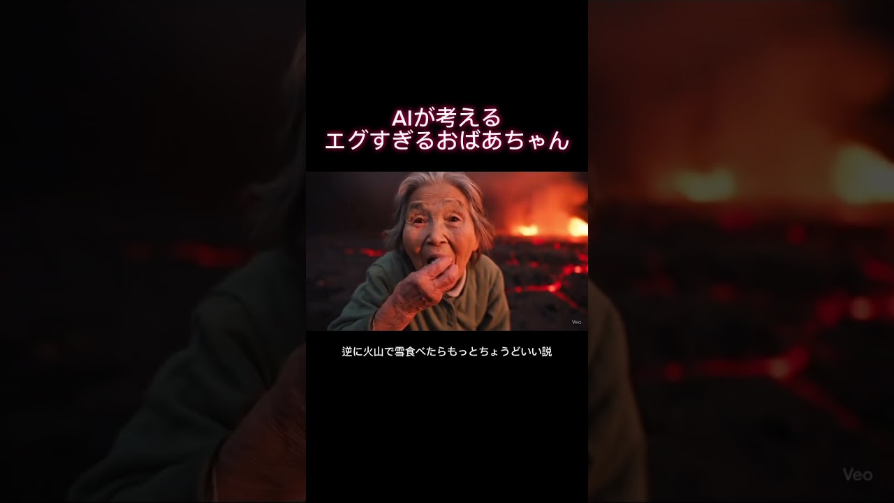AIが考えるエグすぎるおばあちゃん #ai #ai動画 #おばあちゃん #ai生成 #シュール