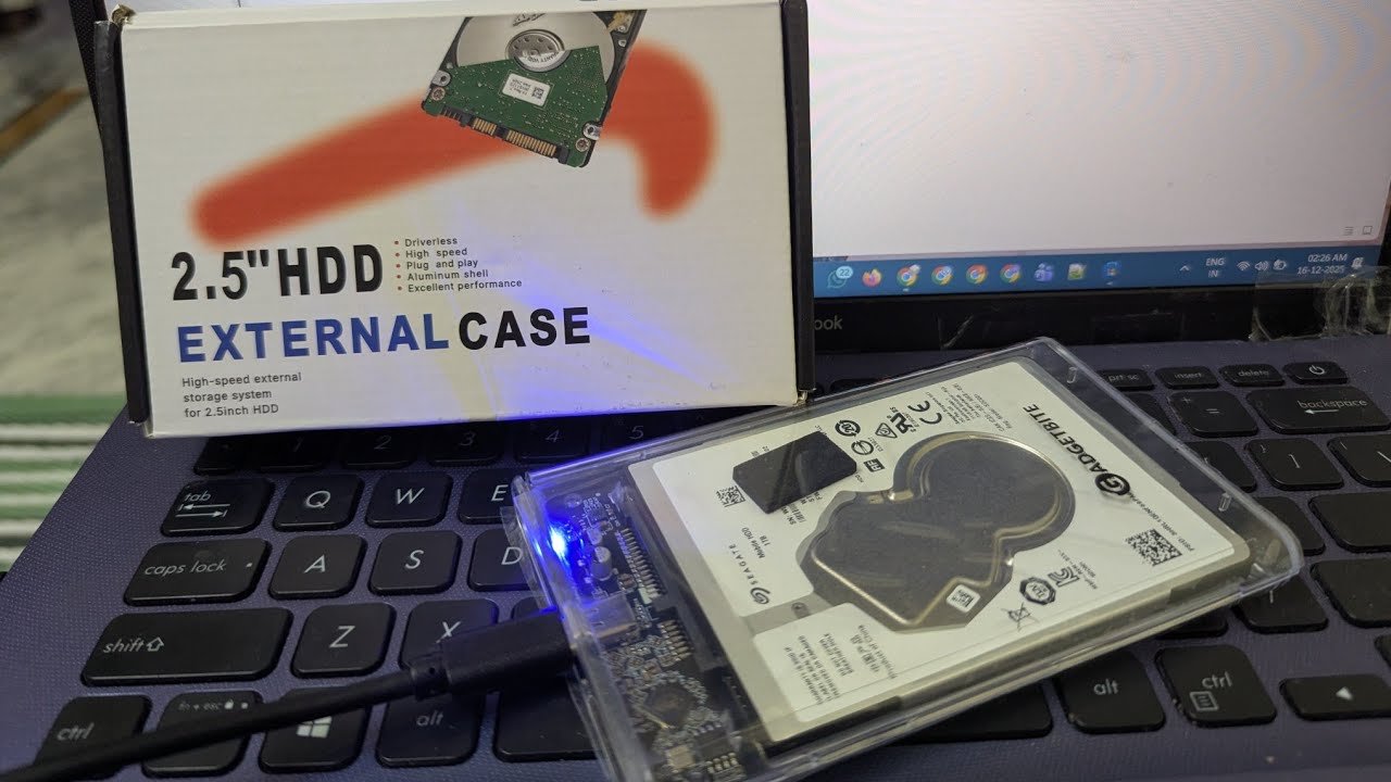 2.5 Inch Sata Enclosure Case USB C 3.1 HDD SSD