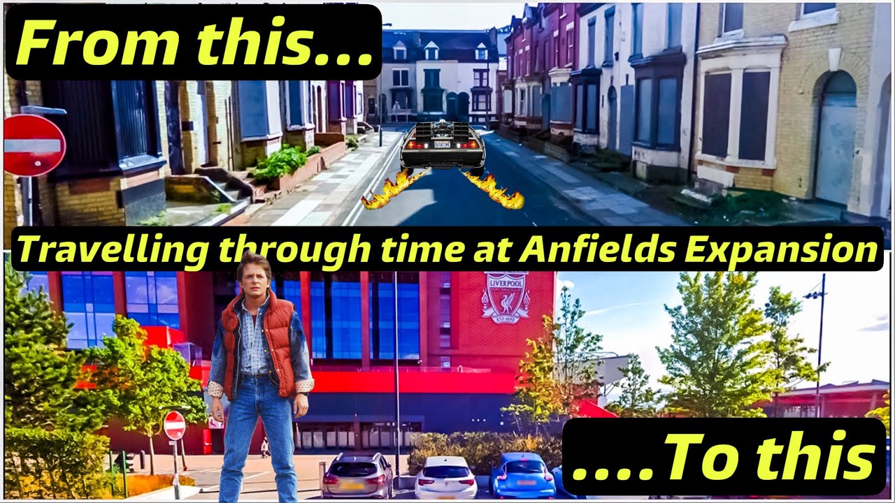 Time travelling at Liverpool F.C’s Anfield Stadium Expansions