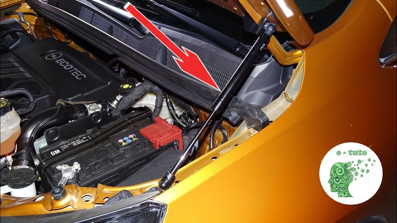 Montage kit vérins de capot Opel / Vauxhall  Mokka et Mokka X.