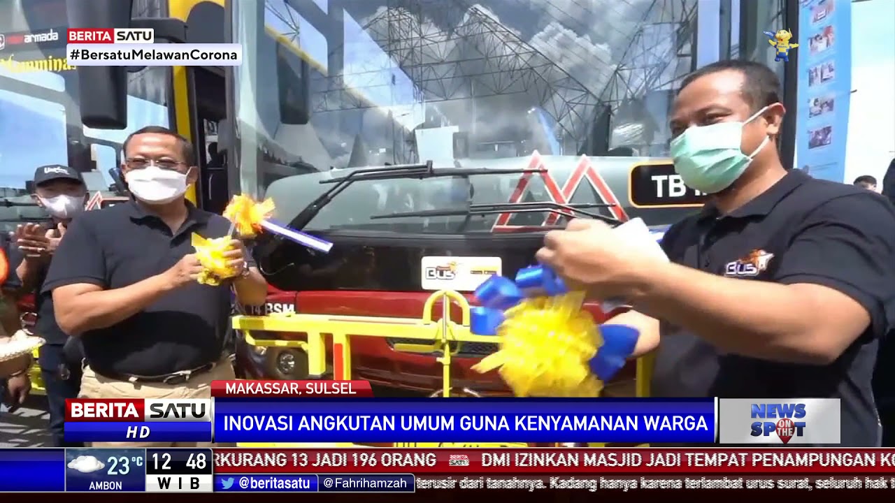 Teman Bus Trans Mamminasata Resmi Beroperasi di Kota Makassar