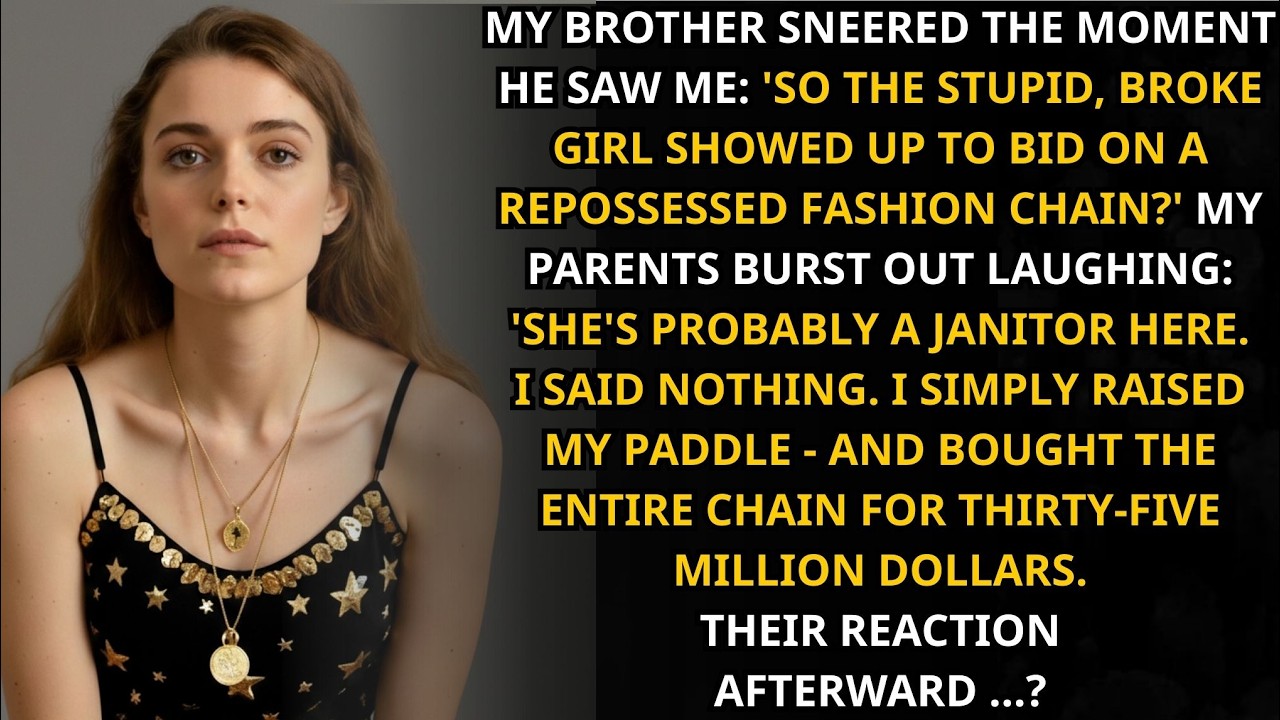 My brother mocked me at the auction, then I bought the fashion chain  And their reaction afterward…