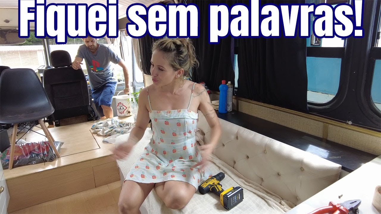 N&atilde;o acreditamos no que o Marceneiro fez no &ocirc;nibus sem a gente saber.....Em choque!