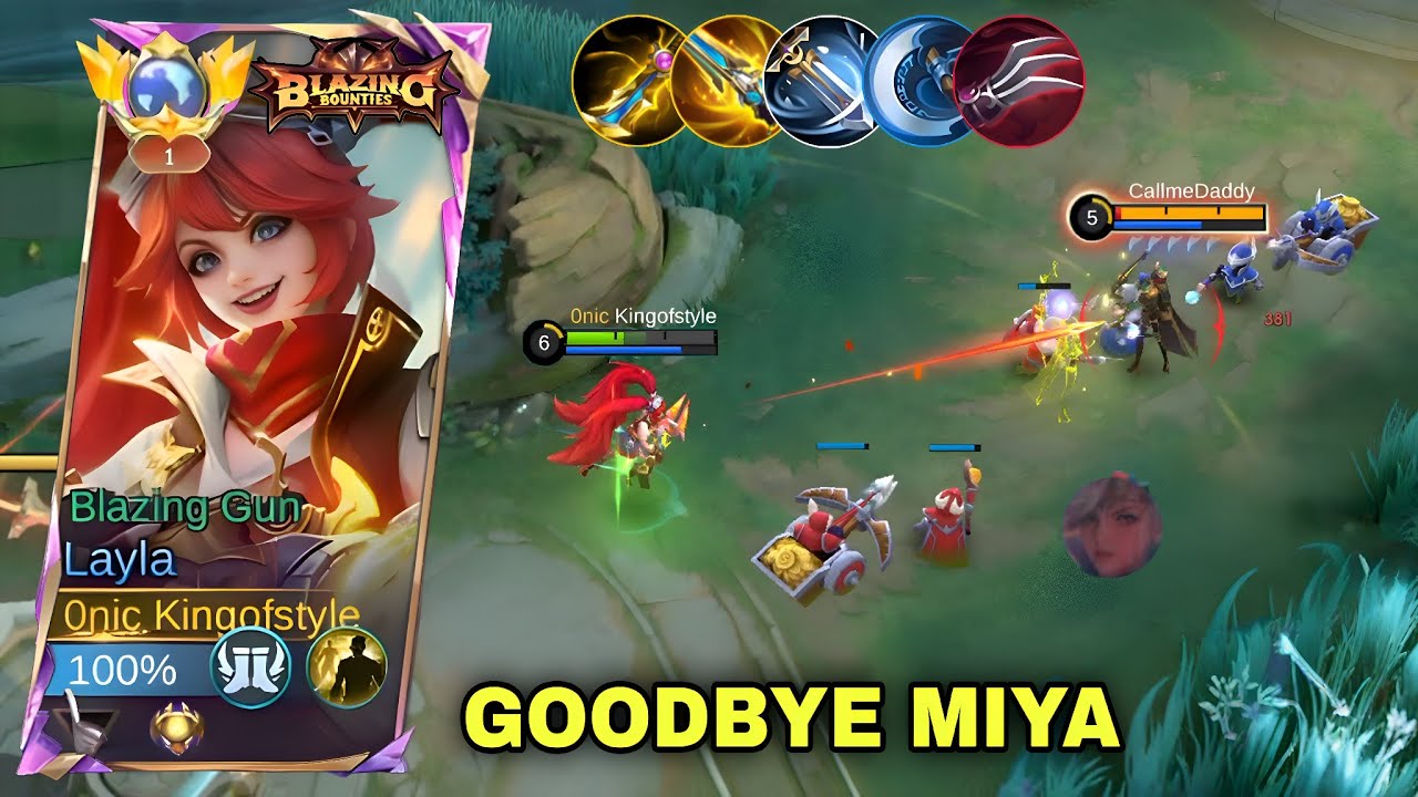GOODBYE MIYA NO LATE GAME🔥!! LAYLA ONE SHOT BUILD AND EMBLEM IS FINALLY HERE!! - MLBB