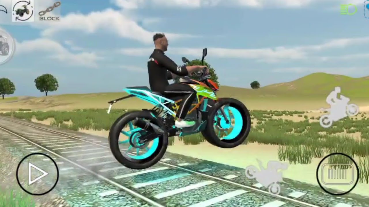 Drive Modified KTM Duke Bike Driving Video Game Stunts Video Gadi Wala Video  