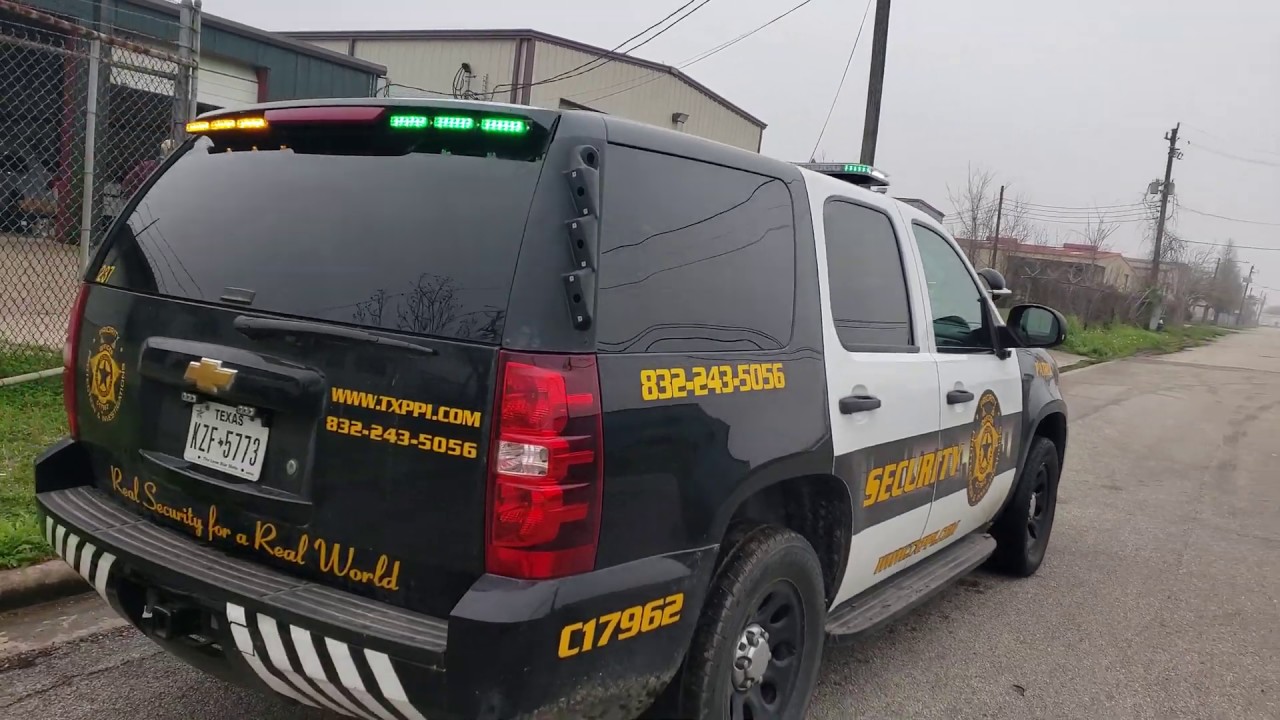 Tahoe PPV Feniex Police Security Lights by EFS Houston Emergency Fleet Service