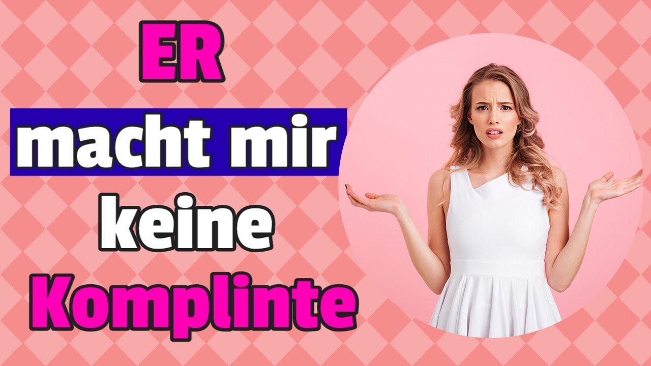 Er macht mir keine Komplimente