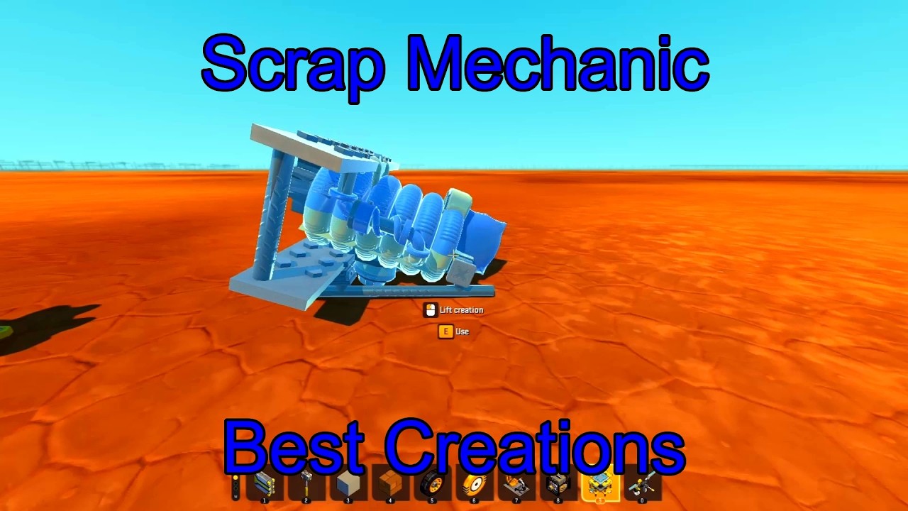 Epic Scrap Mechanic Off-Road Vehicle, Plane, Truck, and Car Showcase &ndash; Cool Builds Inside!