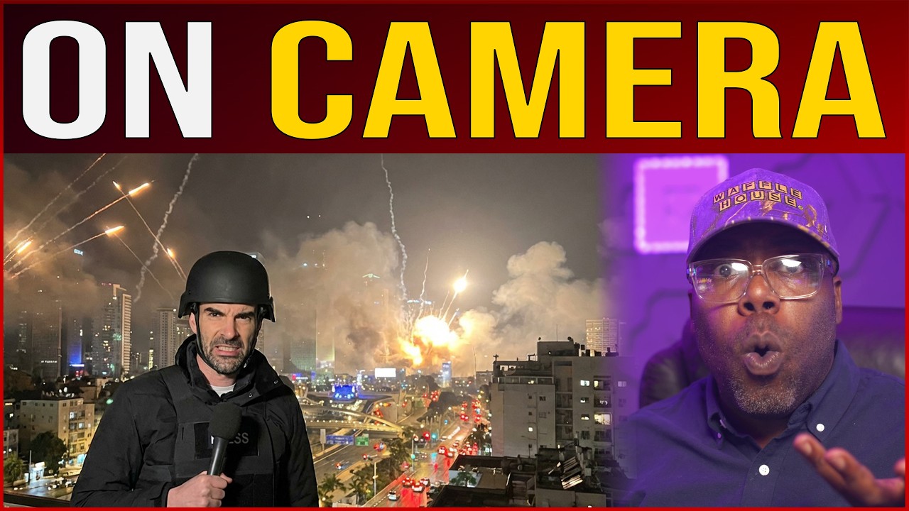 Tel Aviv Took A Direct Hit LIVE On Air