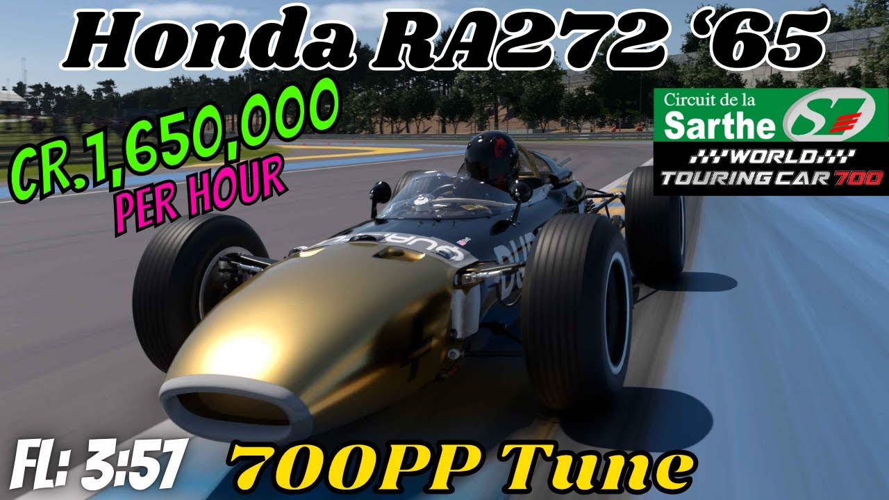 GT7|Honda RA272 ‘65|Le Mans 700pp Build|1.52