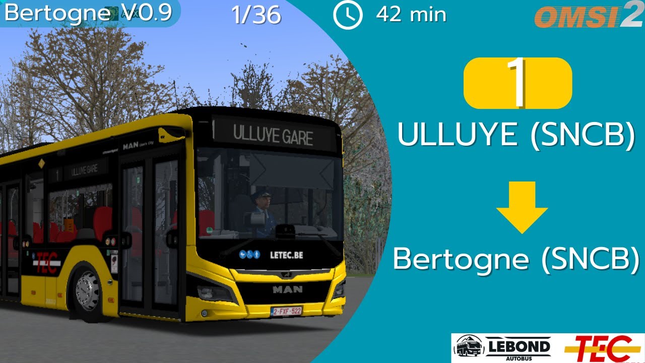 1: Ulluye à Bertogne | Carrière suivie sur Bertogne | 1/36| OMSI 2