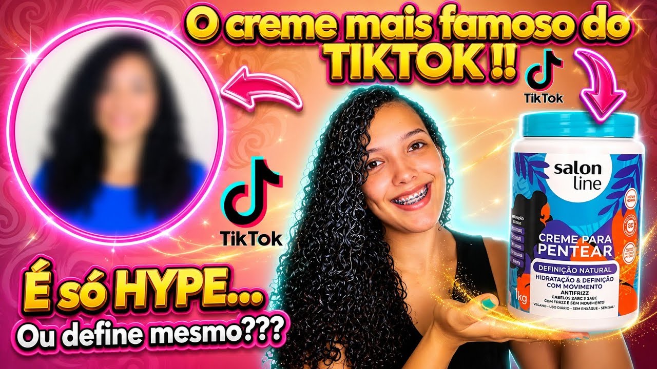✨ TESTEI SALON LINE DEFINIÇÃO NATURAL, será que é isso TUDO mesmo?🤔 #DefiniçãoComSaloLine