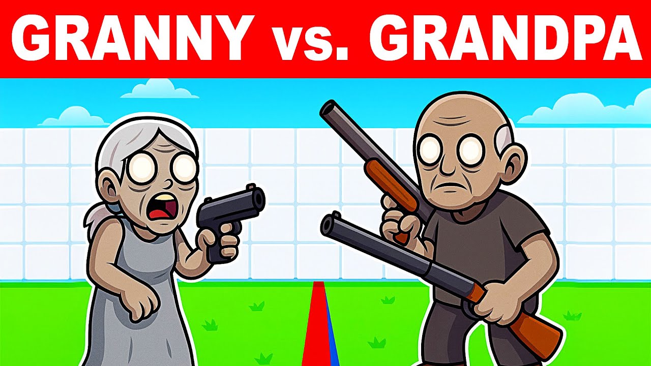 Granny vs. Grandpa În Rivals... 3v3! (Roblox)