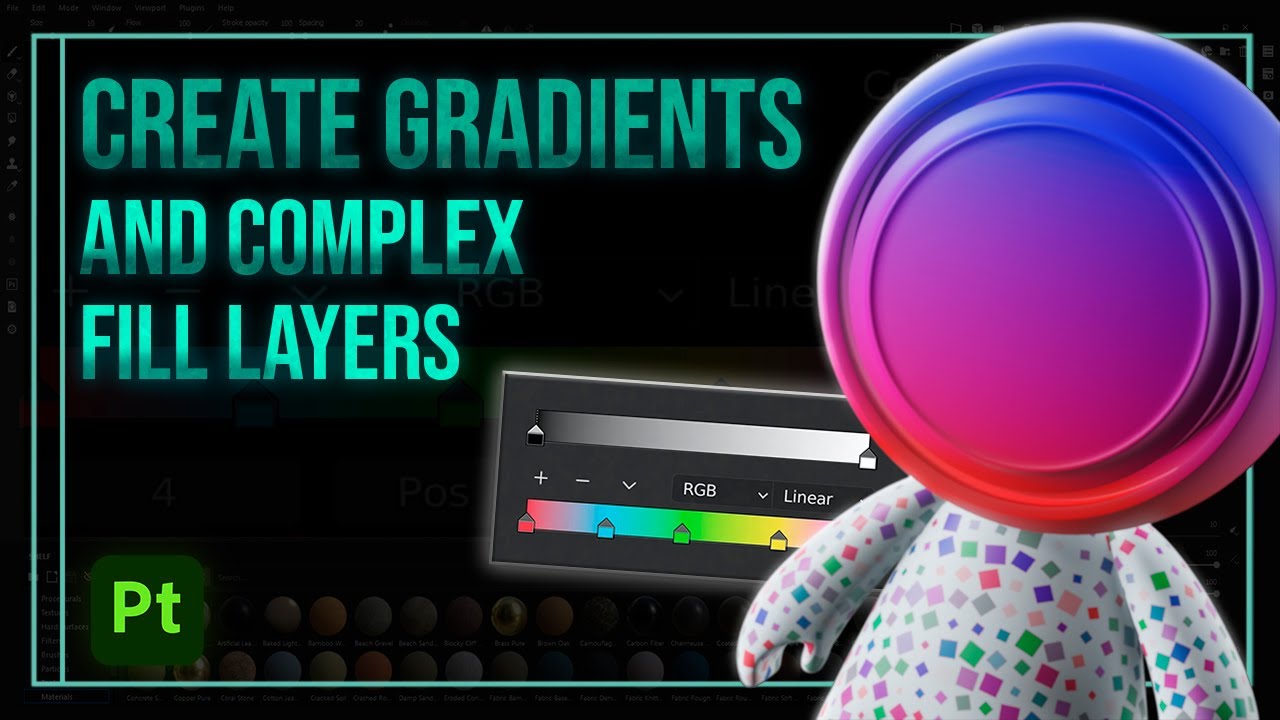 Substance Painter GRADIENT FILTER Tutorial | How to Create Gradients, Base for Materials...
