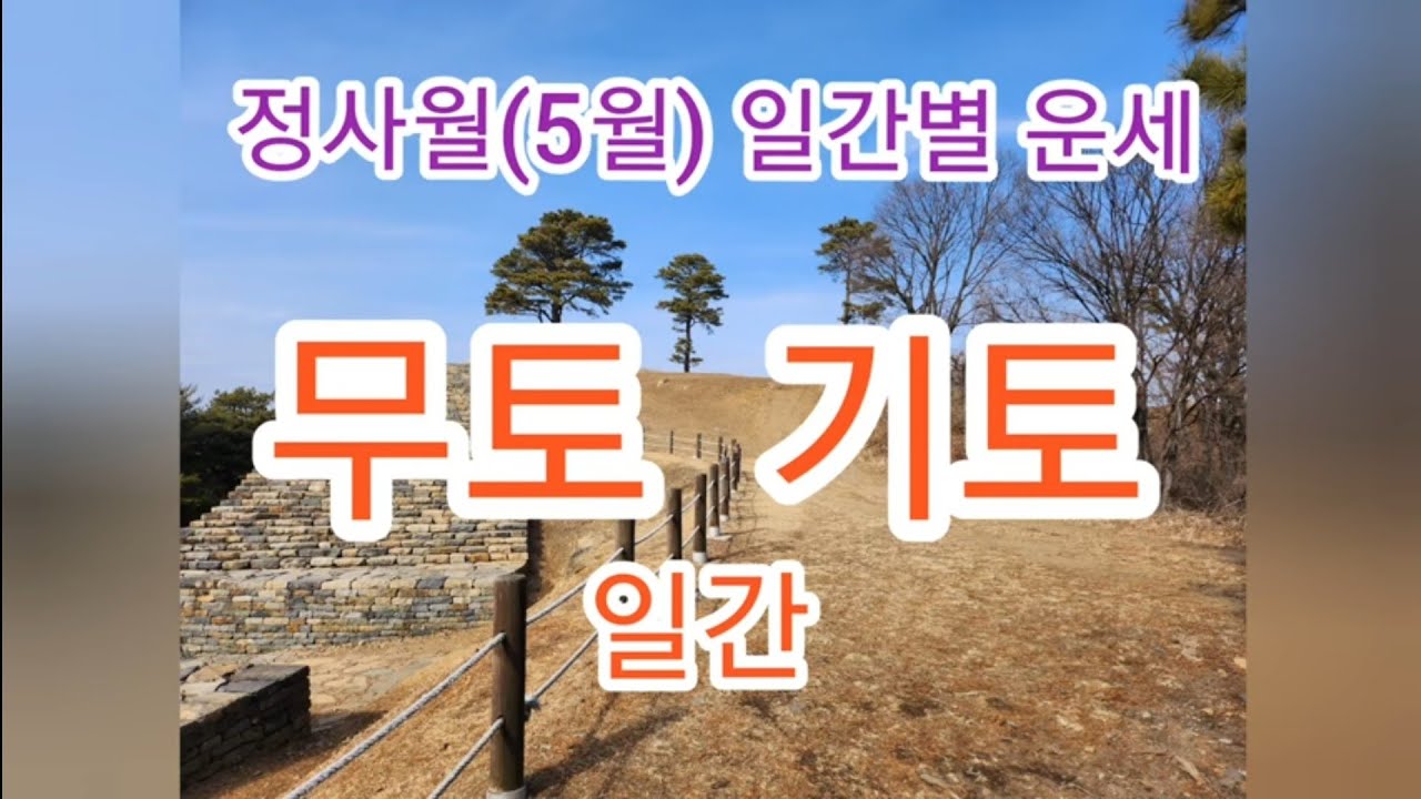 5월(정사월)  __무토 기토일간 운세