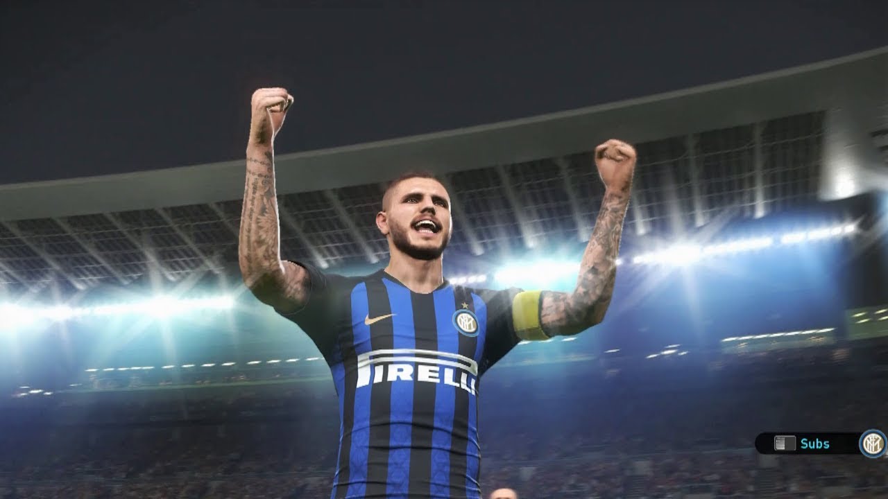 Inter Milan vs AC Milan - PES 2019 PS4 Gameplay