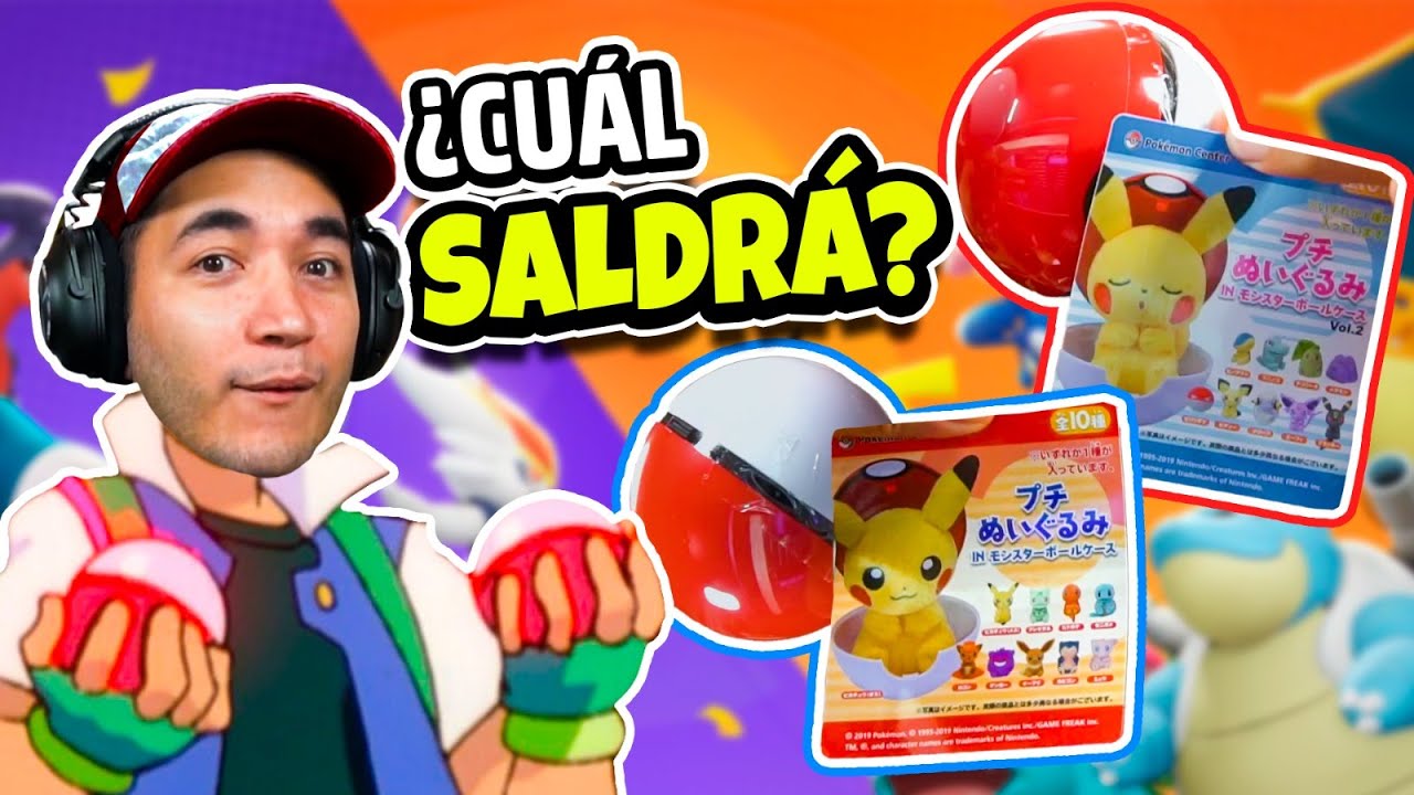 Compre las POKEBOLAS SORPRESA del CENTRO POKEMON en JAPON !