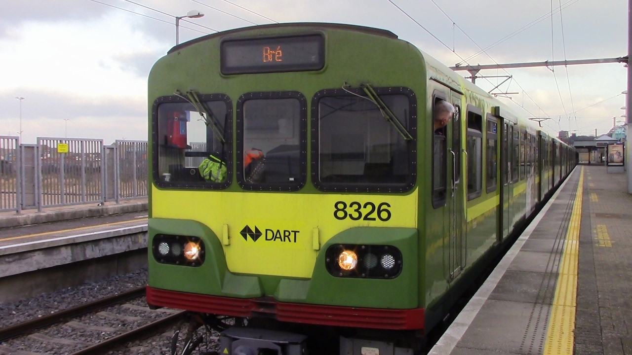 DART Trains on the Howth Branch 21/1/17