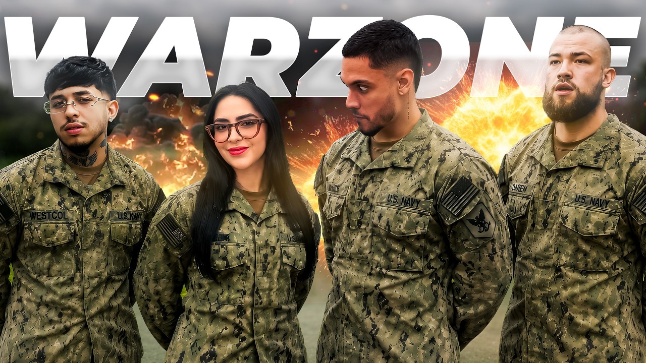 Jugando WARZONE con AMARANTA, WEST y DAREN *mucho silencio incomodo*