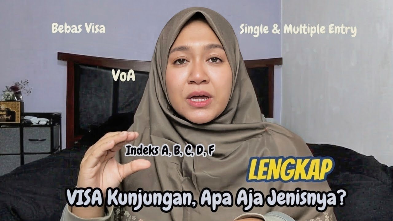 VISA Kunjungan WNA Lengkap (Indeks A, B, C, D, dan F)