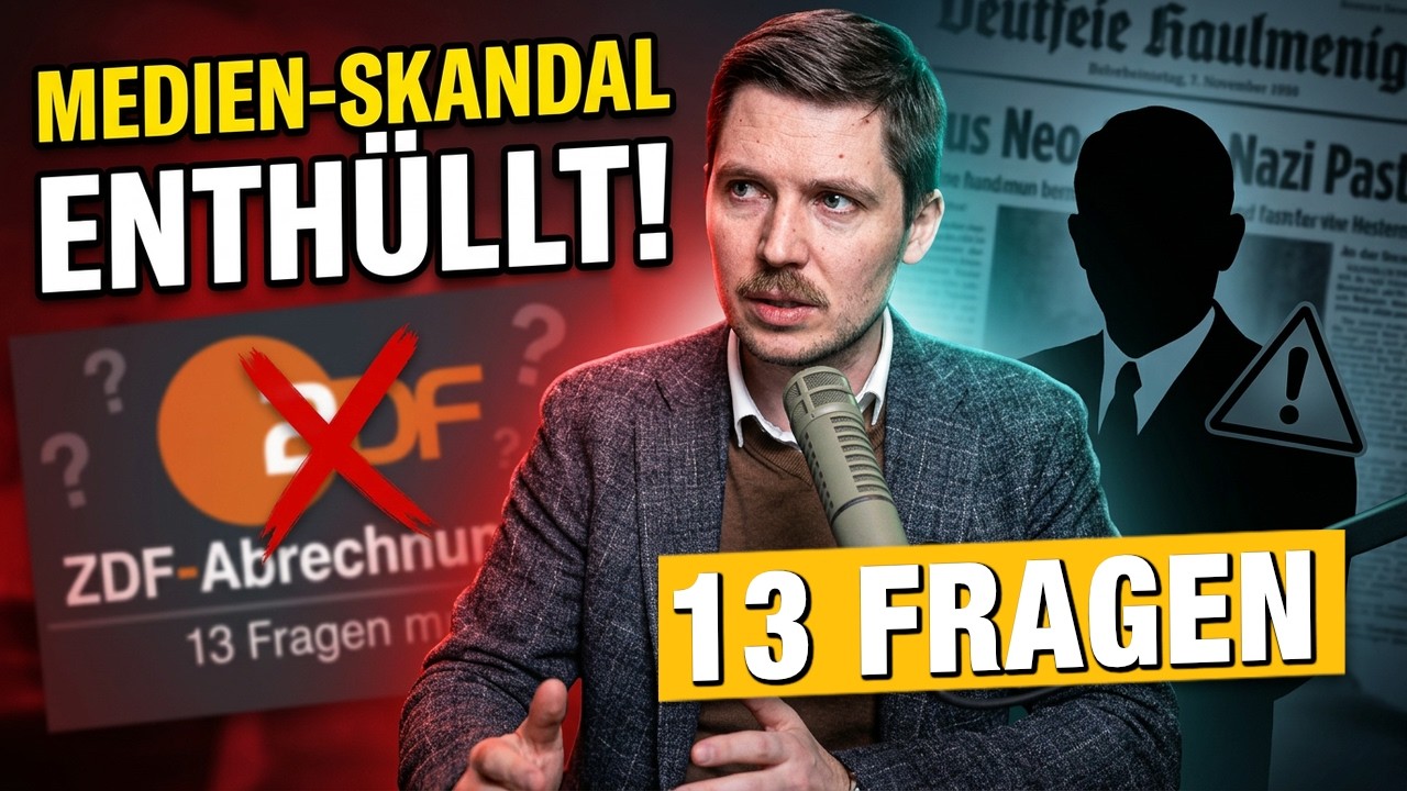 ZDF Abrechnung - 13 Fragen, Bens Auftritt & die Neonazi-Vergangenheit | Journalist analysiert