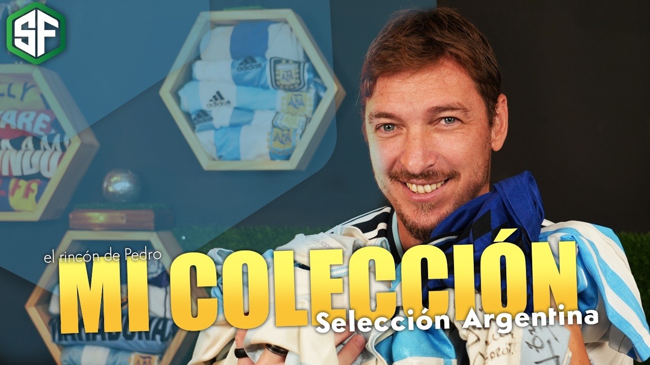 Pedro nos muestra su COLECCIÓN de CAMISETAS de la SELECCIÓN ARGENTINA! 🇦🇷