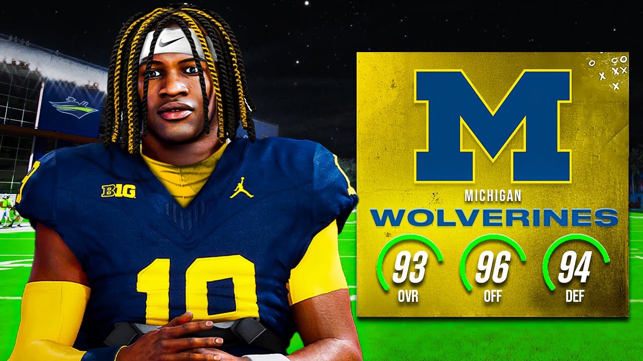 MICHIGAN IS #1 TEAM IN COLLEGE FOOTBALL 26! FULL SEASON DYNASTY S1