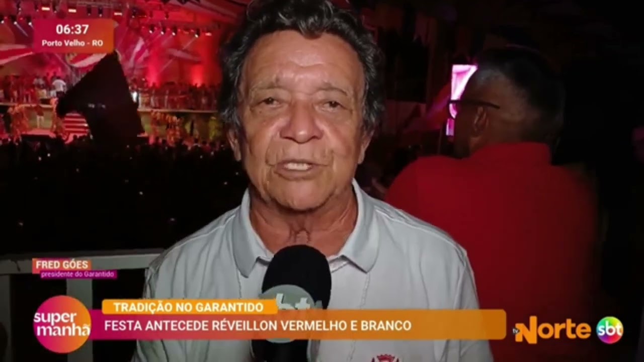 BOI GARANTIDO LOTA CURRAL LINDOLFO MONTEVERDE NO PRÉ-RÉVEILLON VERMELHO E BRANCO EM PARINTINS