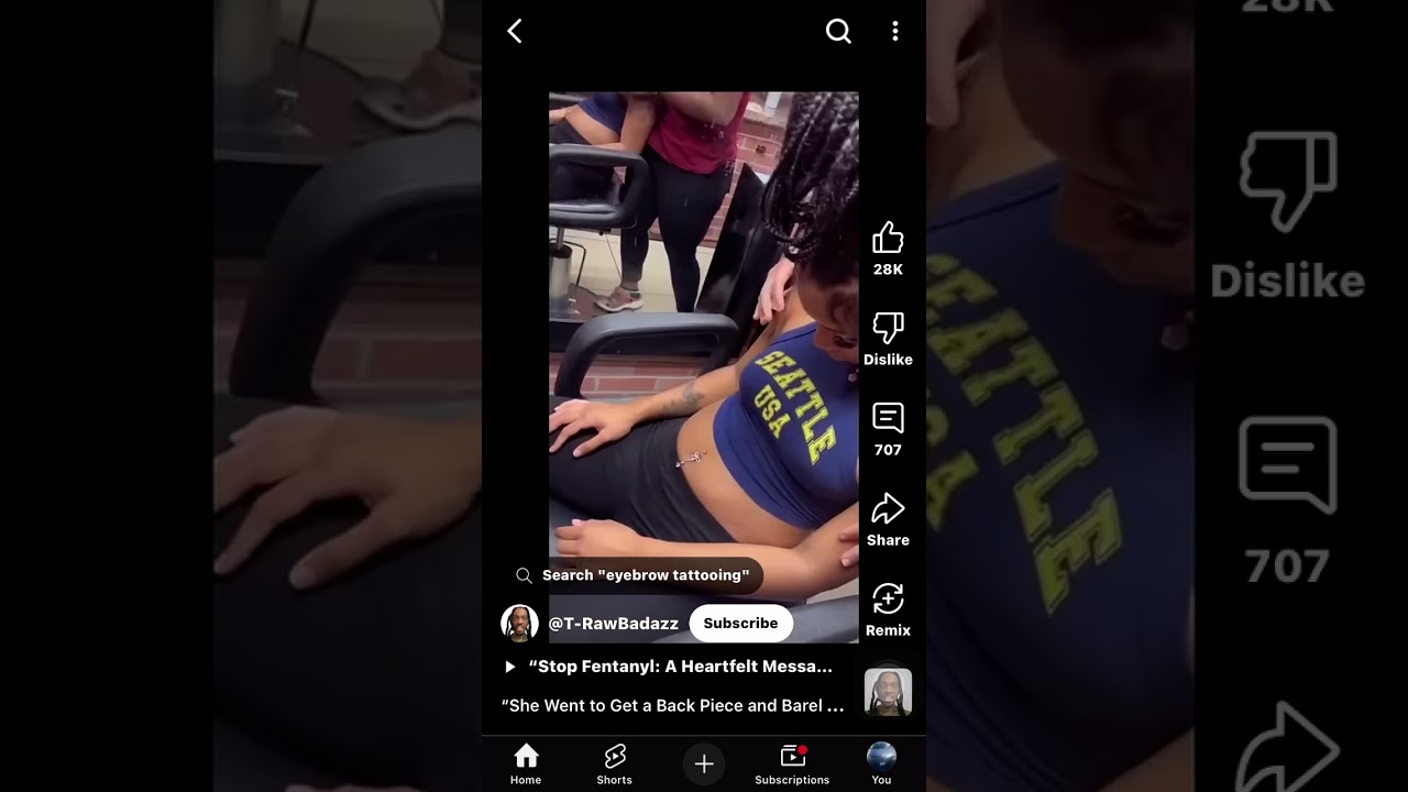 She PASSED OUT after getting Back Pierced..would you? 🫠 #shorts #fyp #ytshort #pierced #shortvideo