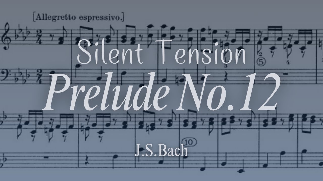 J.S.Bach - Prelude No.12 in F minor BWV 881 [Sheet Music]