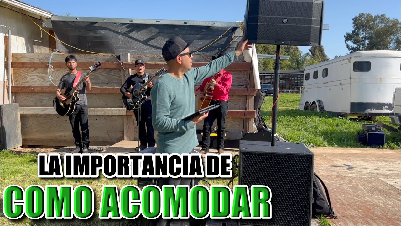 Asi sonaron con un solo bajo y un medio!