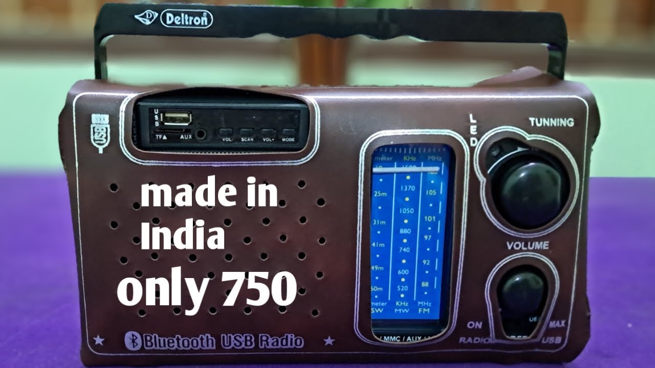 Deltron 3 band radio unboxing and review in hindi only 750  📻