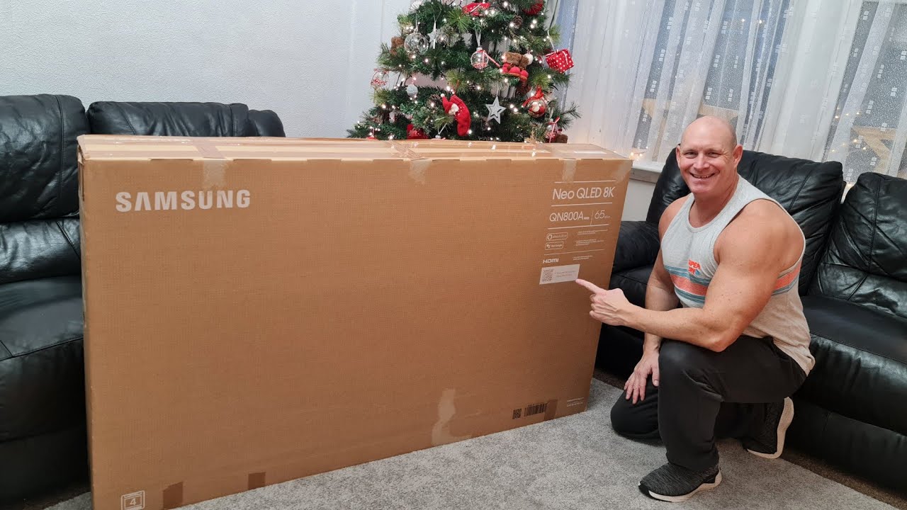 Samsung QN800A 8K Mini LED TV unboxing and demo