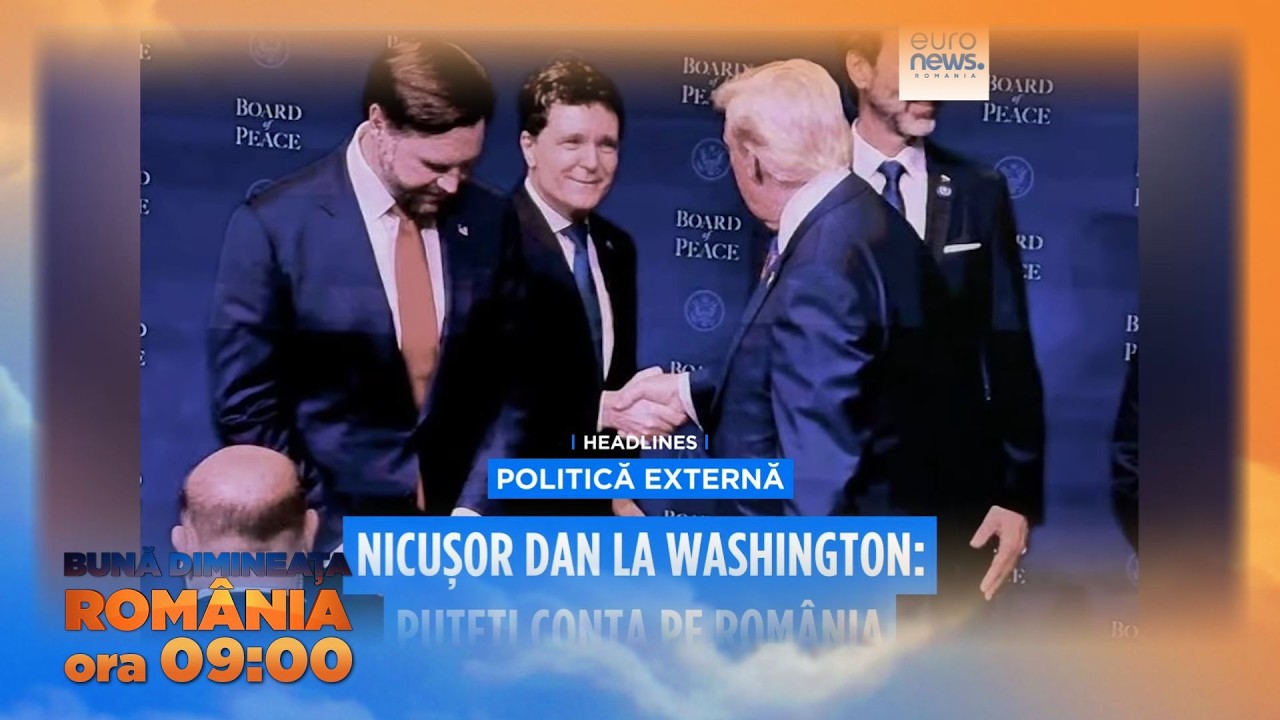 Știrile Euronews România - de la ora 09:00 - 20 februarie 2026