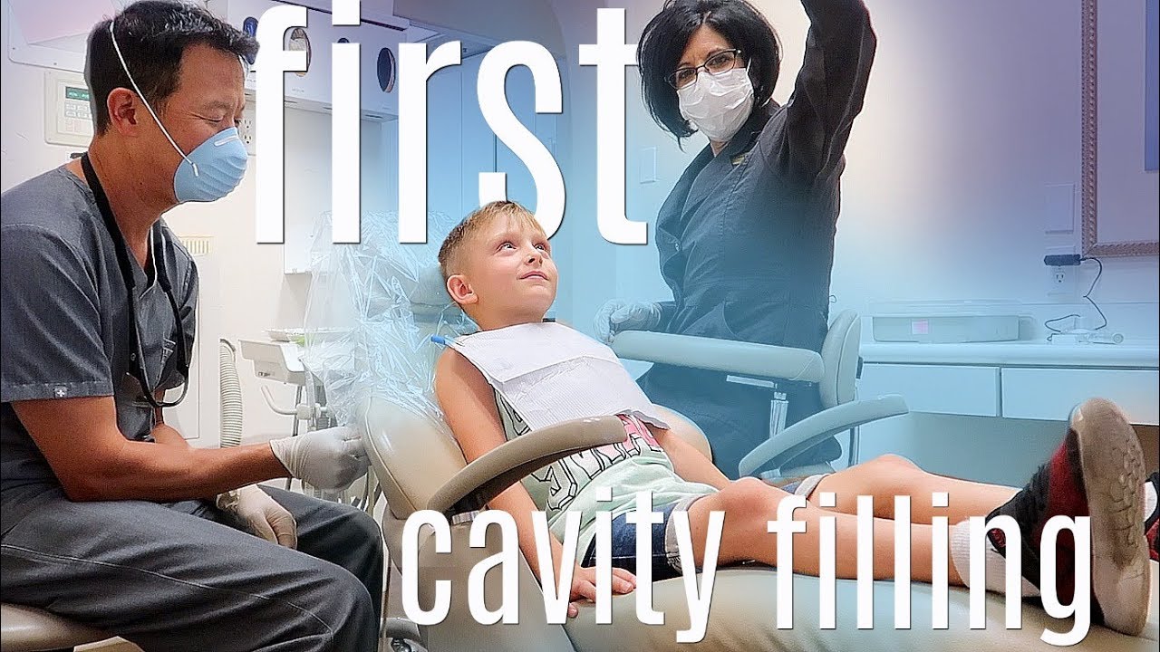 my son's FIRST cavity filling