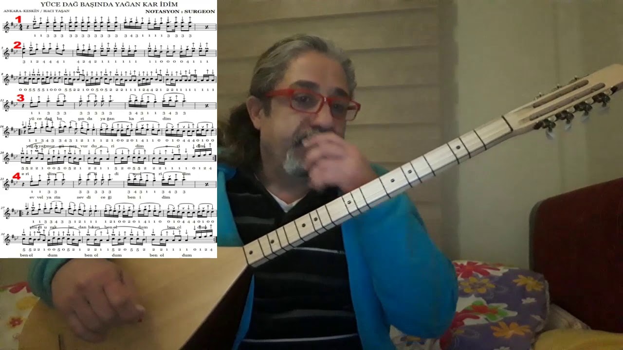 SOLFEJ YÜCE DAĞ BAŞINDA YAĞAN KAR İDİM KISA SAP BAĞLAMA    EKLEYEN SURGEON
