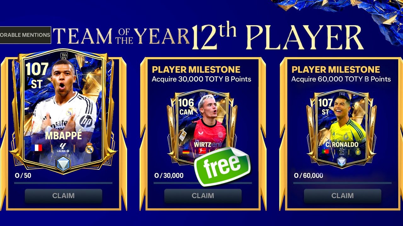 107 Ronaldo TOTY 12th Man in EAS FC Mobile!!