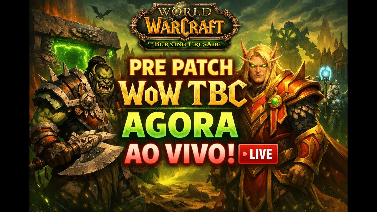 🔥 WOW TBC COMEÇOU! PRIMEIRAS HORAS NA EXPANSÃO